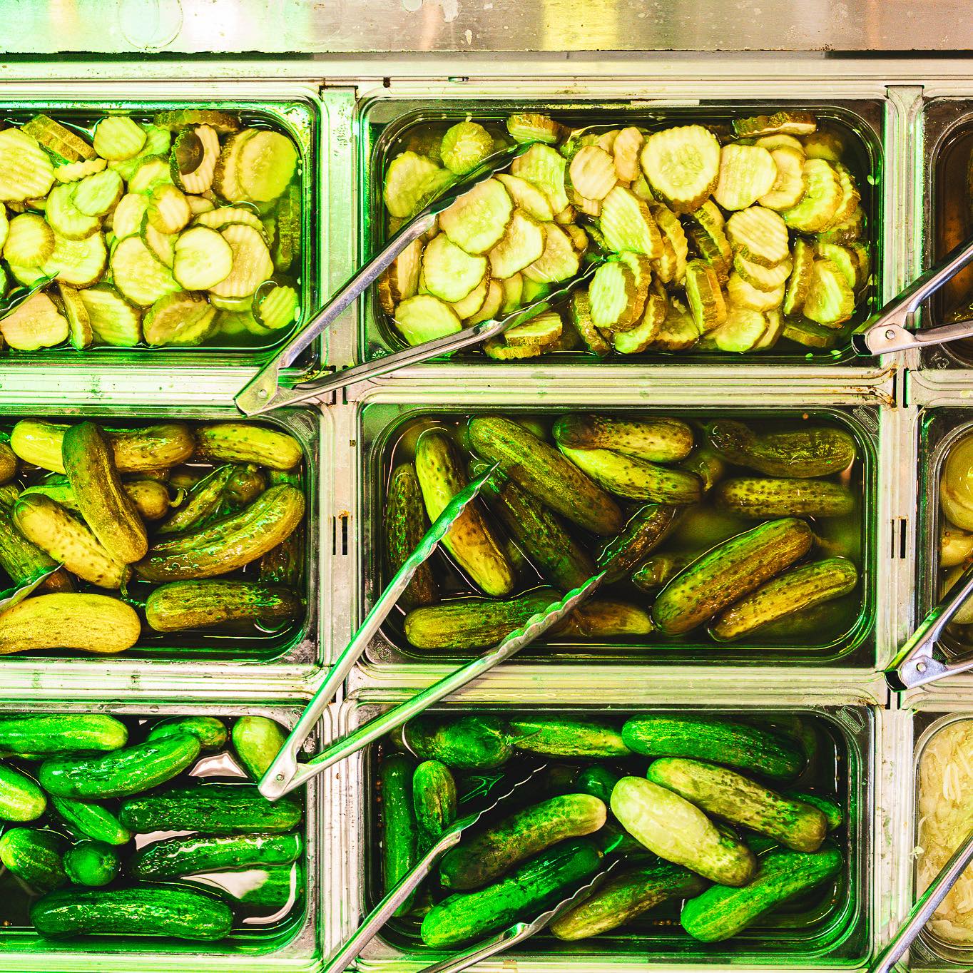 pair your sandwich with a sour pickle